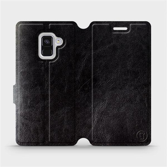 Phone Case Samsung Galaxy A8 2018 - Design Black&Orange