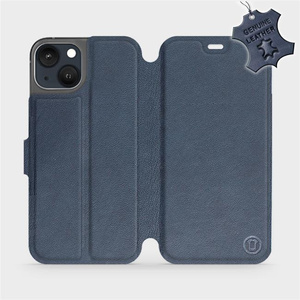 Phone Case Apple iPhone 13 - Design Blue Leather