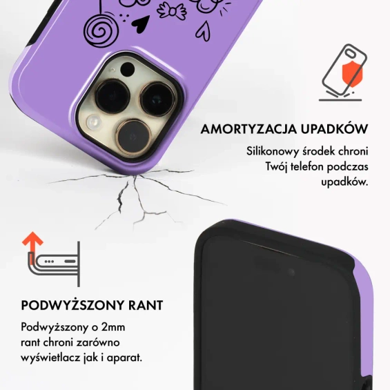 Etui Elite Pro do Samsung Galaxy S25 Edge - wzór E66BS