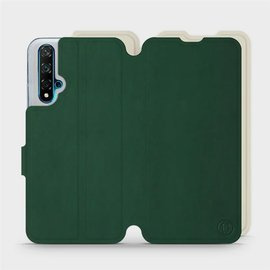 Phone Case Huawei Nova 5T - Design Green with Platinum