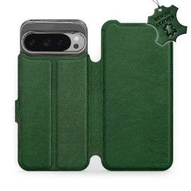 Phone Case Google Pixel 9 Pro XL - Design Green Leather