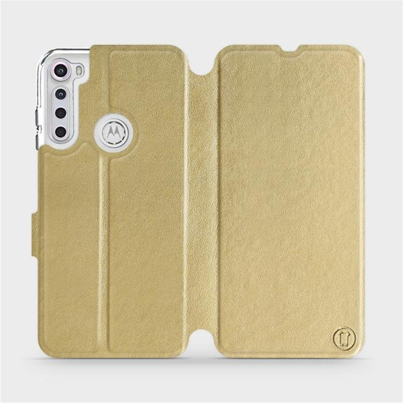 Phone Case Motorola One Fusion Plus - Design Gold&Orange