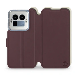 Phone Case Realme GT 8 Pro - Design Burgundy with Platinum