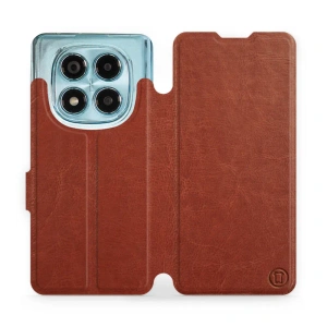 Phone Case Xiaomi Redmi Note 14 Pro 4G - Design Brown&Orange