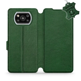 Phone Case Xiaomi POCO X3 Pro - Design Green Leather