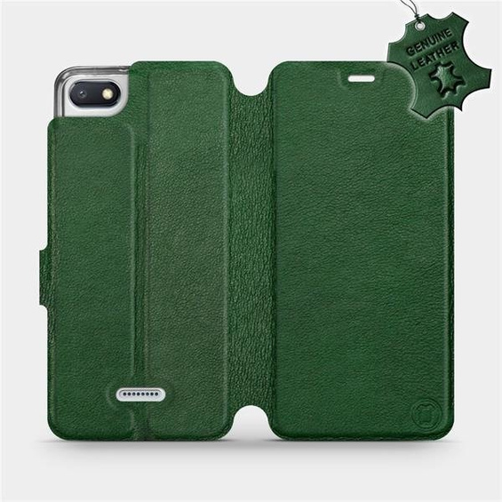 Phone Case Xiaomi Redmi 6A - Design Green Leather