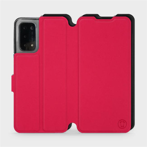 Etui Soft Touch do OPPO A54 5G - wzór Żywa czerwień z czernią