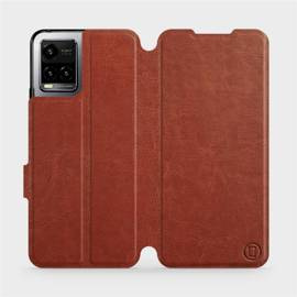 Phone Case Vivo Y21S - Design Brown&Gray