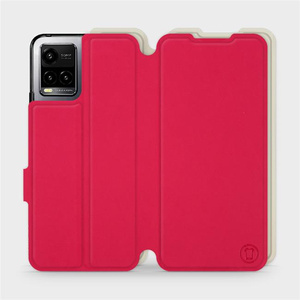 Phone Case Vivo Y33S - Design Red with Platinum