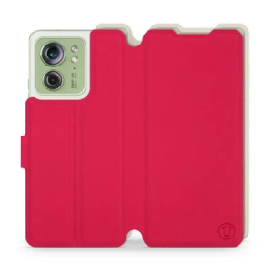 Phone Case Motorola Edge 40 - Design Red with Platinum