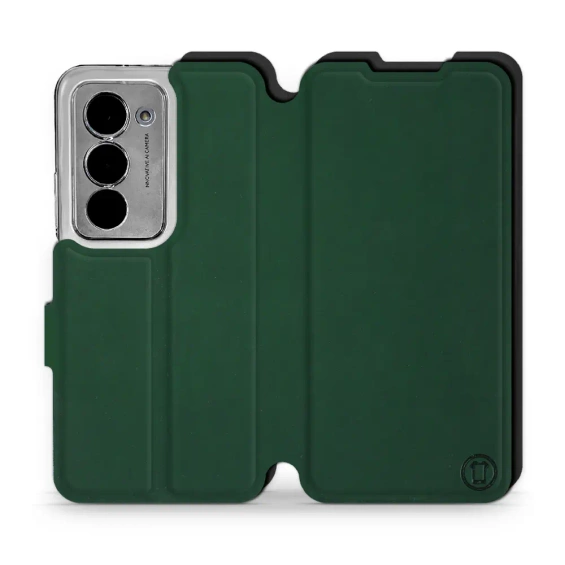 Etui Soft Touch do Xiaomi Redmi 15 - wzór Miejska zieleń z czernią