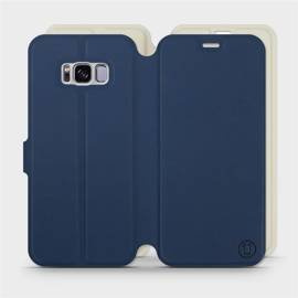 Phone Case Samsung Galaxy S8 - Design Navy with Platinum