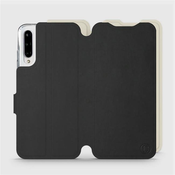 Phone Case Xiaomi Mi A3 - Design Black with Platinum