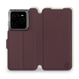 Phone Case Realme GT 7 Pro - Design Burgundy with Platinum