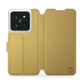 Phone Case Xiaomi 14 Pro - Design Gold&Orange