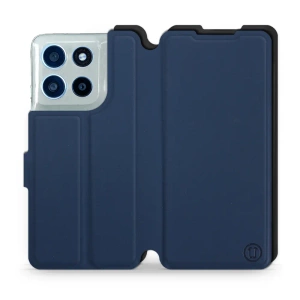 Etui Soft Touch do Motorola Moto G56 5G - wzór Głęboki granat z czernią