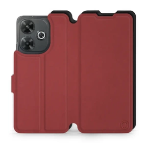 Etui Soft Touch do Xiaomi Redmi 13 - wzór Zachodząca czerwień z czernią