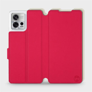 Phone Case Motorola Edge 30 Fusion - Design Red with Platinum