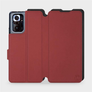 Etui Soft Touch do Xiaomi Redmi Note 10 Pro - wzór Zachodząca czerwień z czernią