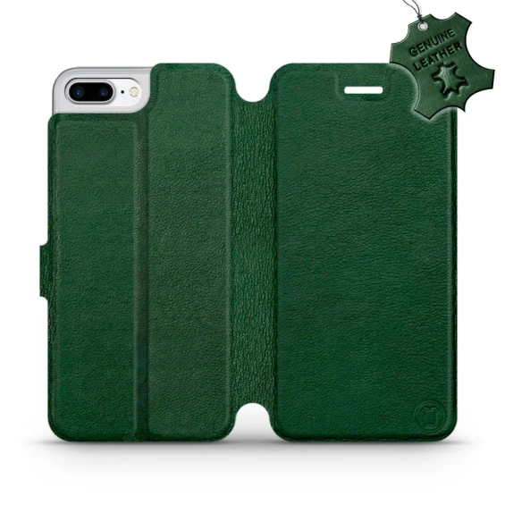Phone Case Apple iPhone 7 Plus - Design Green Leather