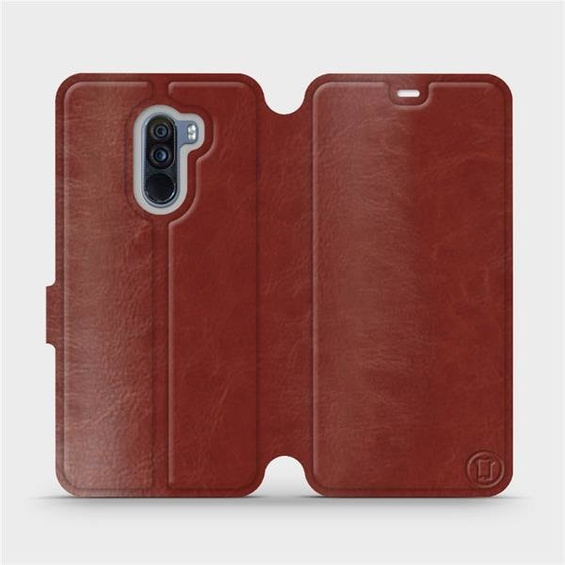 Etui do Xiaomi Pocophone F1 - wzór Brown&Orange