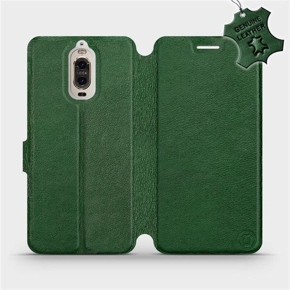 Phone Case Huawei Mate 9 Pro - Design Green Leather