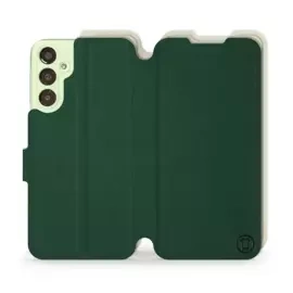 Phone Case Samsung Galaxy A24 - Design Green with Platinum