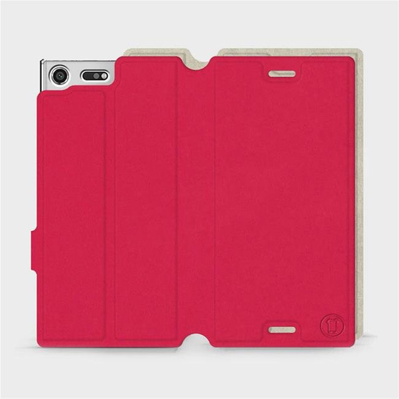 Phone Case Sony Xperia XZ Premium - Design Red with Platinum