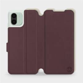 Phone Case Xiaomi Redmi A1 - Design Burgundy with Platinum