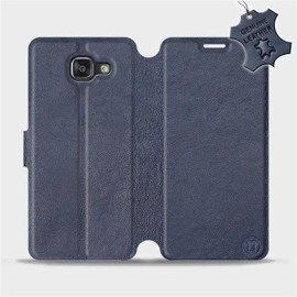Phone Case Samsung Galaxy A5 2016 - Design Blue Leather