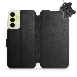 Phone Case Samsung Galaxy A15 5G - Design Black Leather