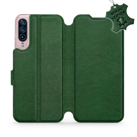 Phone Case HTC Desire 22 Pro - Design Green Leather