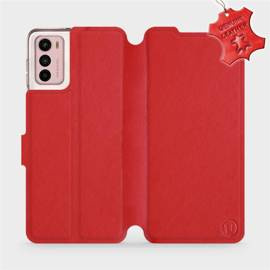 Phone Case Motorola Moto G42 - Design Red Leather