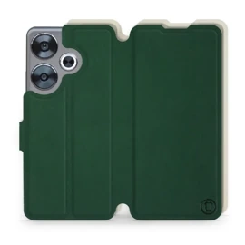 Phone Case Xiaomi POCO F6 - Design Green with Platinum