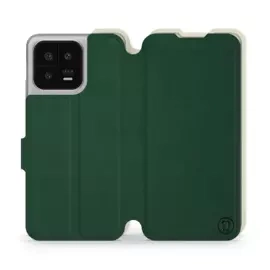 Hülle für Xiaomi 13 - Farbe Grün mit Platin