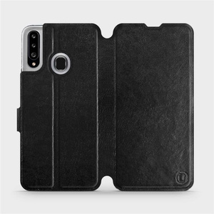 Phone Case Samsung Galaxy A20S - Design Black&Orange