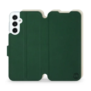 Etui Soft Touch do Samsung Galaxy M34 5G - wzór Miejska zieleń z platyną