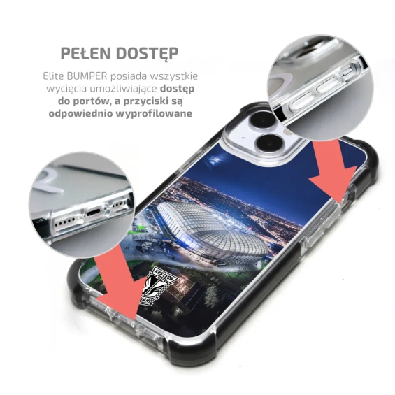 Case MagSafe Elite Bumper for Apple iPhone 15 Pro Max - Design D08LP