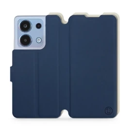 Phone Case Xiaomi Redmi Note 13 4G - Design Navy with Platinum