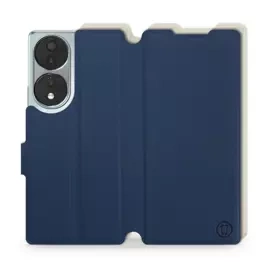 Phone Case Huawei Honor 70 - Design Navy with Platinum