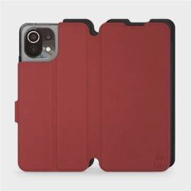 Etui Soft Touch do Xiaomi Mi 11 Lite - wzór Zachodząca czerwień z czernią