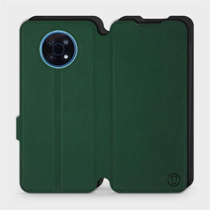 Etui Soft Touch do Nokia G50 5G - wzór Miejska zieleń z czernią