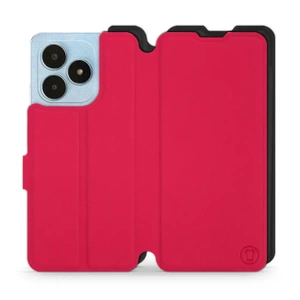 Hülle für Realme Note 50 - Farbe Rot mit Schwarz