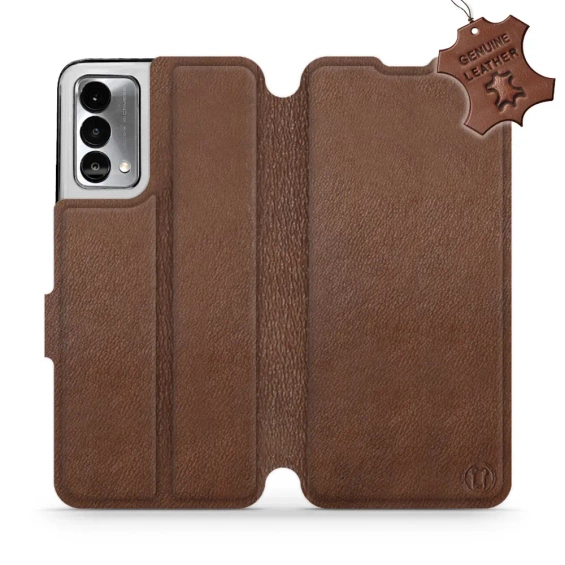 Phone Case Realme GT Master Edition - Design Brown Leather