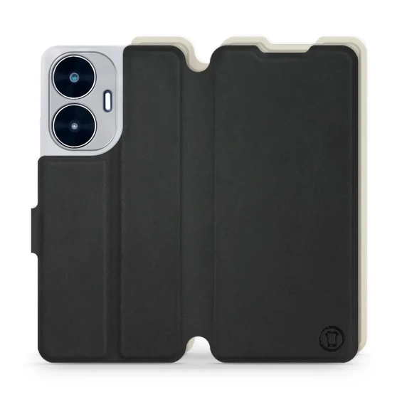 Phone Case Realme C55 - Design Black with Platinum