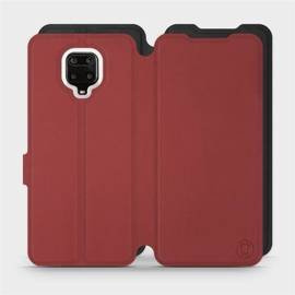 Phone Case Xiaomi Redmi Note 9 Pro - Design Dark Red with Black