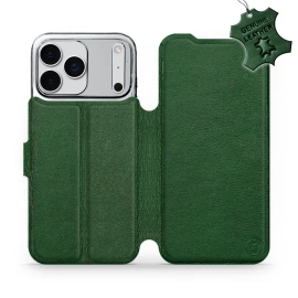 Phone Case Apple iPhone 17 Pro Max - Design Green Leather