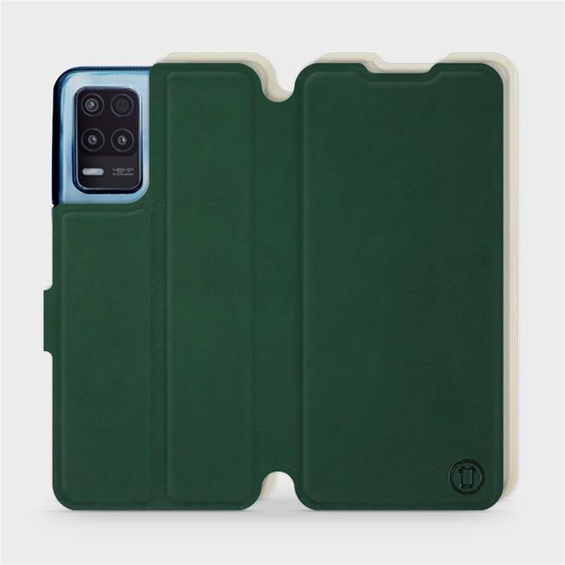 Phone Case Realme 8 5G - Design Green with Platinum