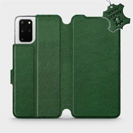 Phone Case Samsung Galaxy S20 Plus - Design Green Leather