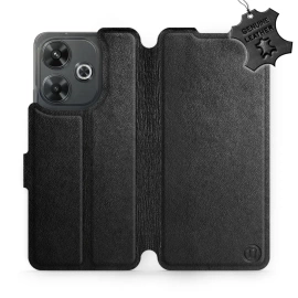 Phone Case Xiaomi Redmi 13 - Design Black Leather